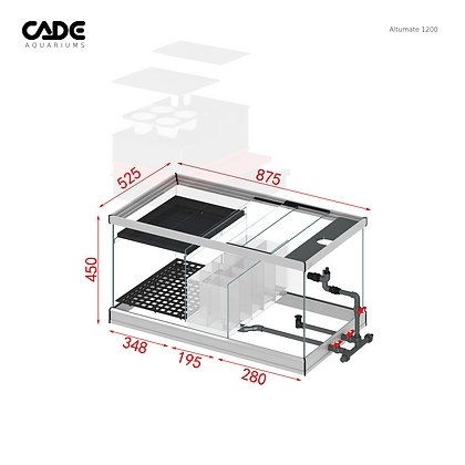 CADE ALTUMATE REEF/RIVER 1200 - Special Order - Obsidian Aquatics