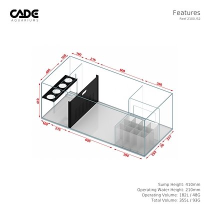 CADE REEF S2 2100 - Special Order - Obsidian Aquatics
