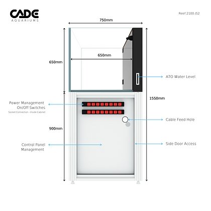 CADE REEF S2 2100 - Special Order - Obsidian Aquatics