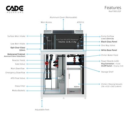 CADE REEF S2/F 900 - Special Order - Obsidian Aquatics