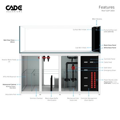 CADE REEF S2/P 1800 - Special Order - Obsidian Aquatics