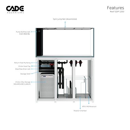 CADE REEF SP/2 1200 - Special Order - Obsidian Aquatics