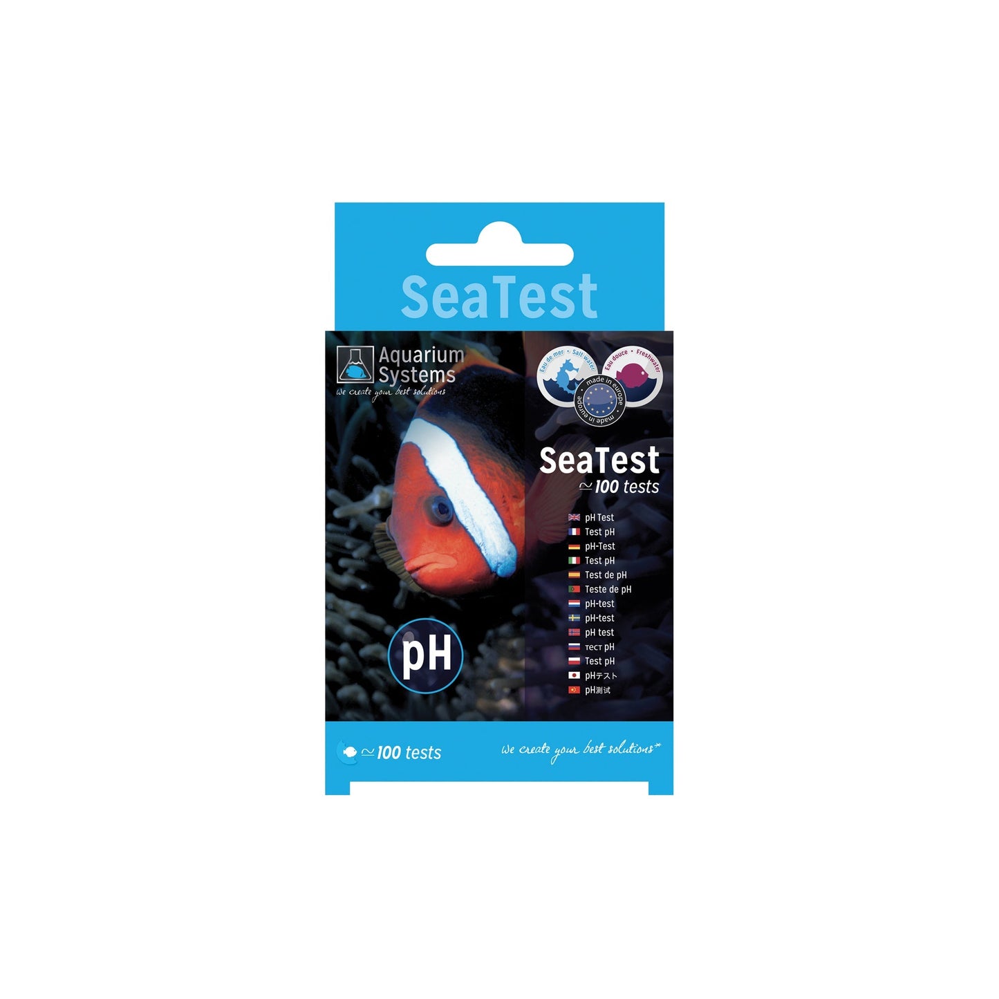 Aquarium Systems Marine PH Test Kit - Obsidian Aquatics