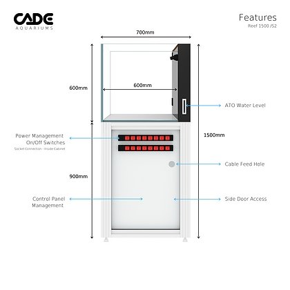 CADE REEF S2 1500 - Special Order - Obsidian Aquatics