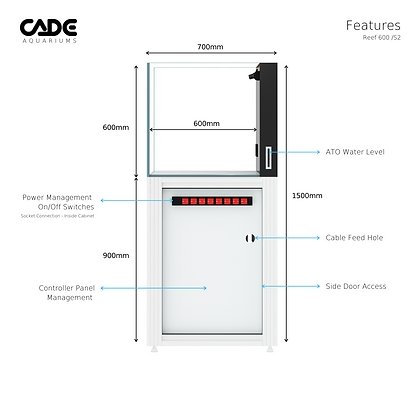 CADE REEF S2 600 - Special Order - Obsidian Aquatics