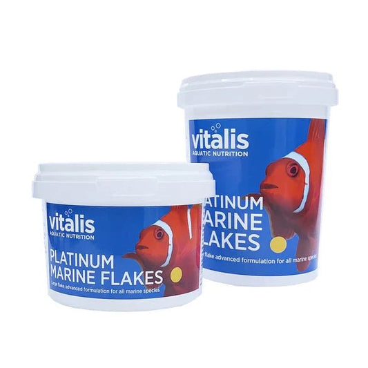 Vitalis Platinum Marine Flakes - Obsidian Aquatics